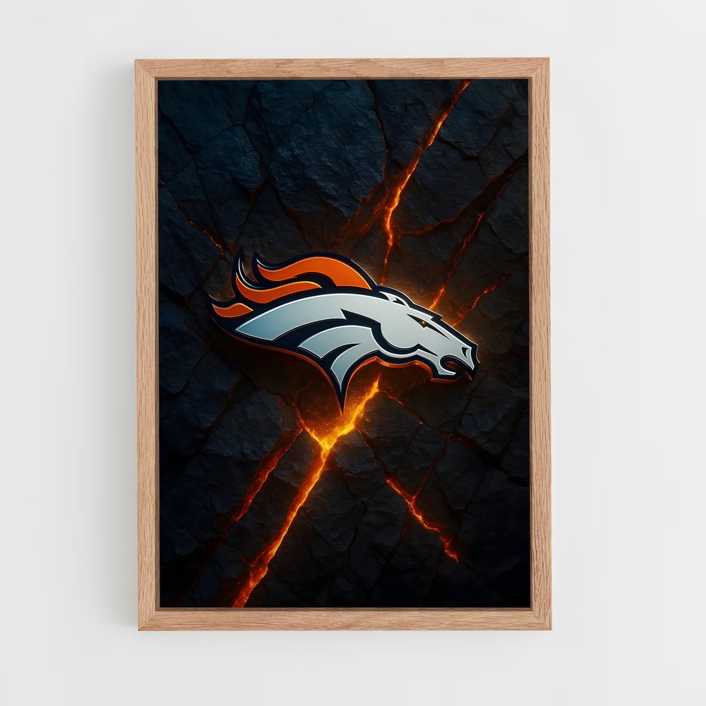 Poster Denver broncos (vue 4)